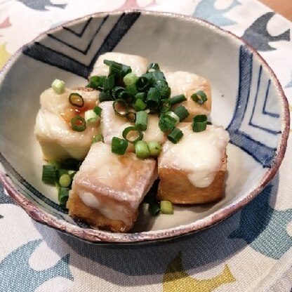 これはおいしいですね！かりっとした厚揚げとマヨネーズポン酢が最高です♪